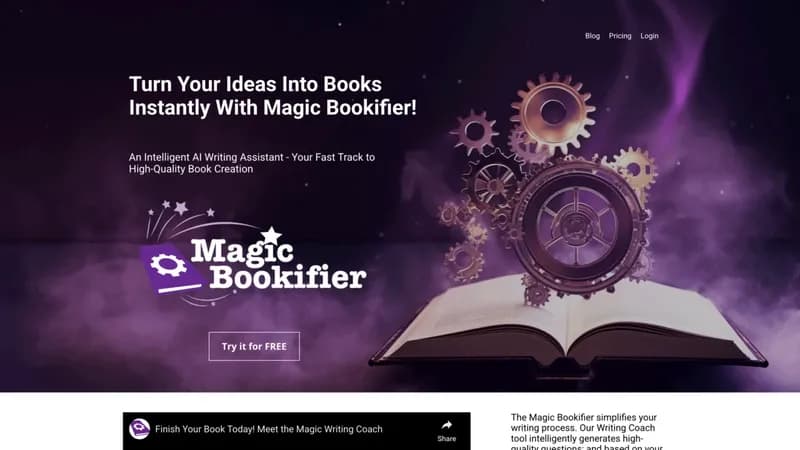 Magic Bookifier screenshot