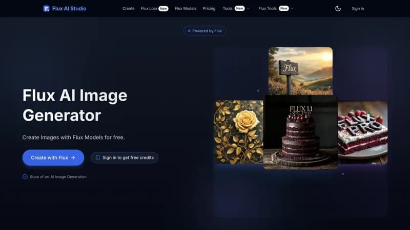Flux AI Image Generator screenshot