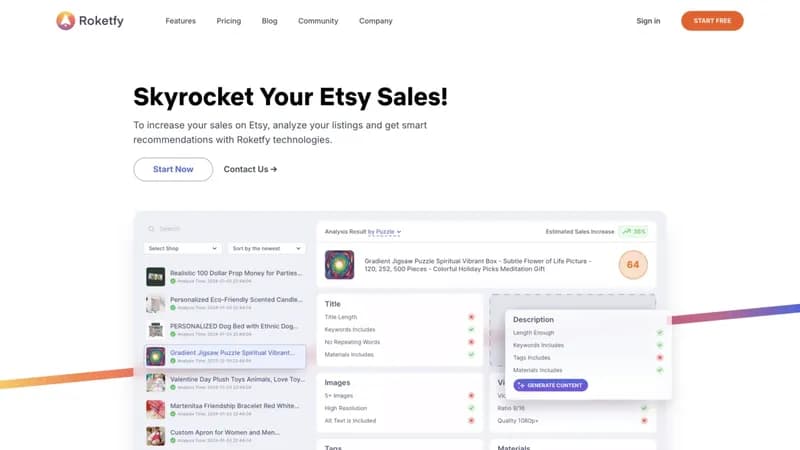 Roketfy screenshot