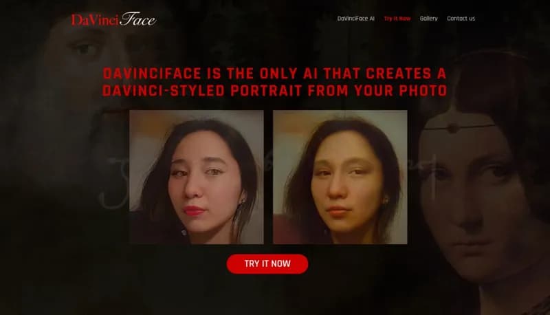 DaVinciFace screenshot