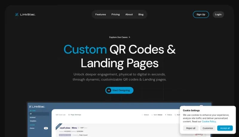 Linkstac screenshot