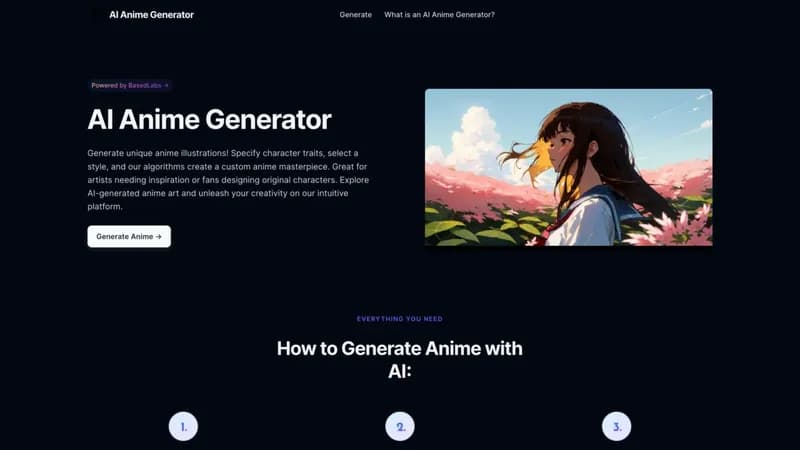AI Anime Generator screenshot