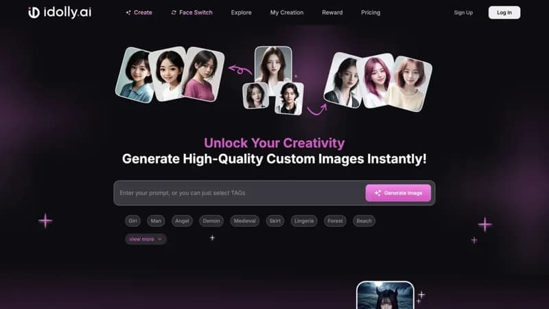 Idolly screenshot
