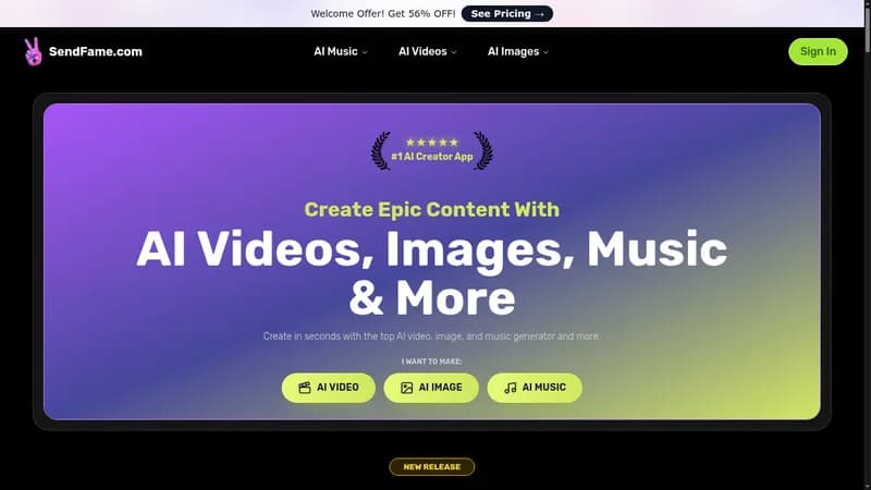sendfame website