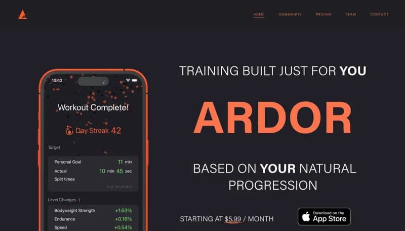Ardor Fitness screenshot