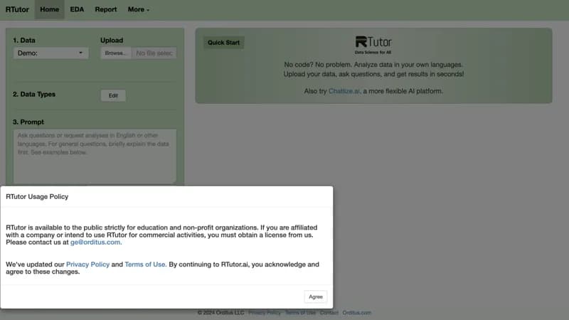 RTutor screenshot