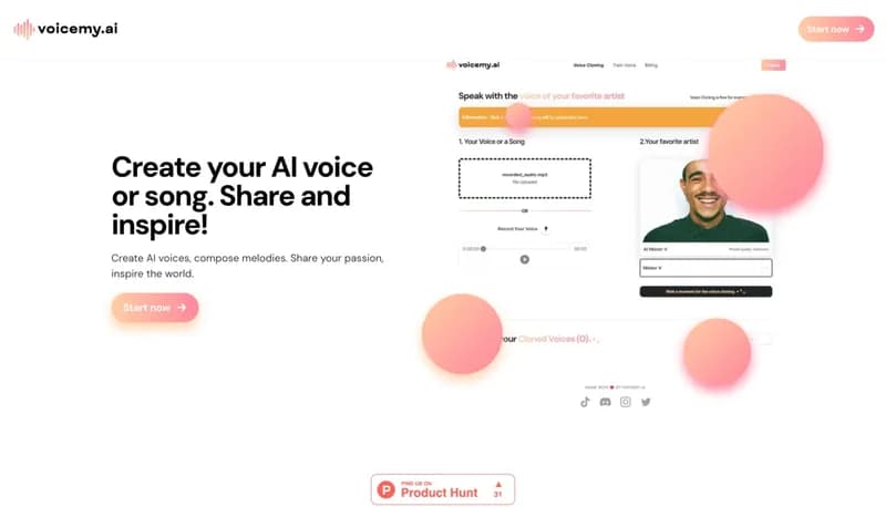 voicemy.ai screenshot