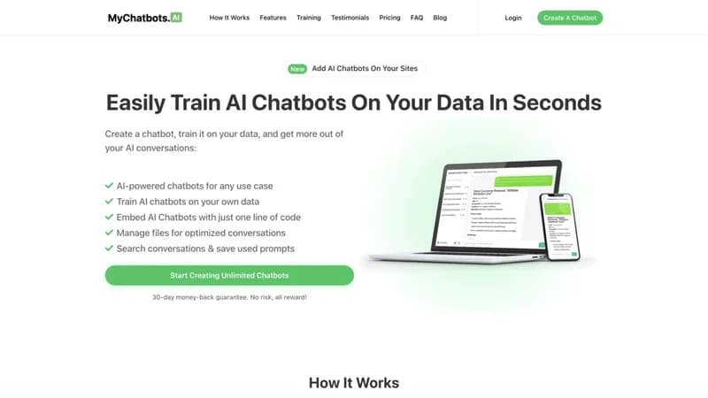 MyChatbots.AI screenshot