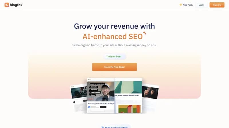 BlogFox screenshot