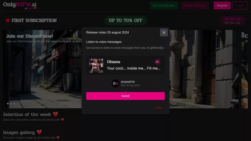OnlyNSFW.ai screenshot