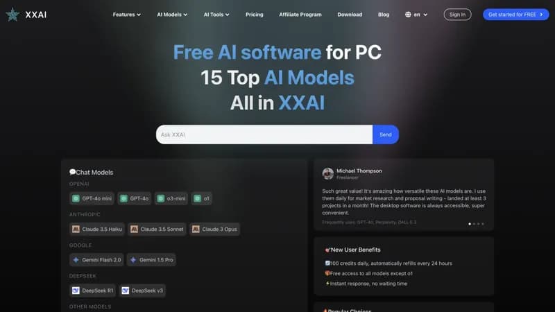 XXAI screenshot