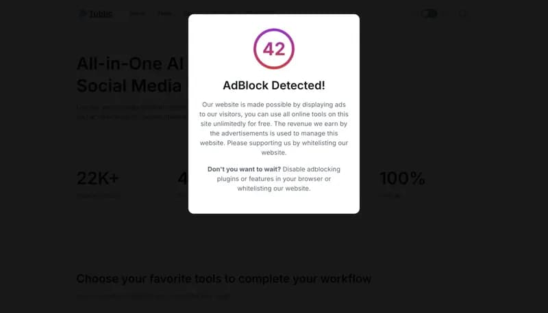 Tubtic screenshot