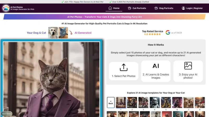 AI Pet Photos screenshot