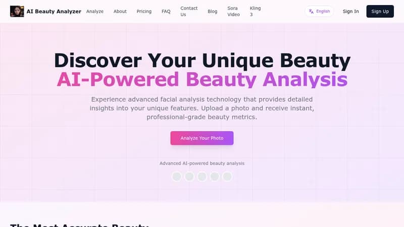 ai beauty analyzer website