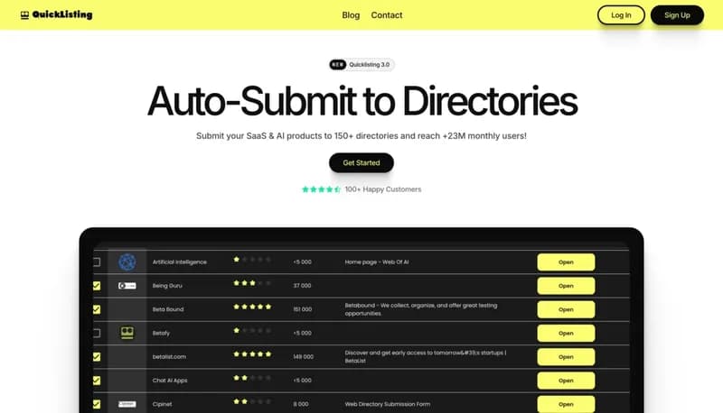 Quicklisting screenshot