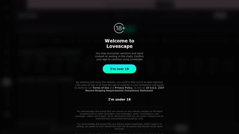 lovescape website