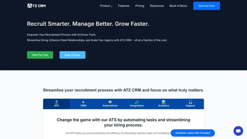 ATZ CRM screenshot