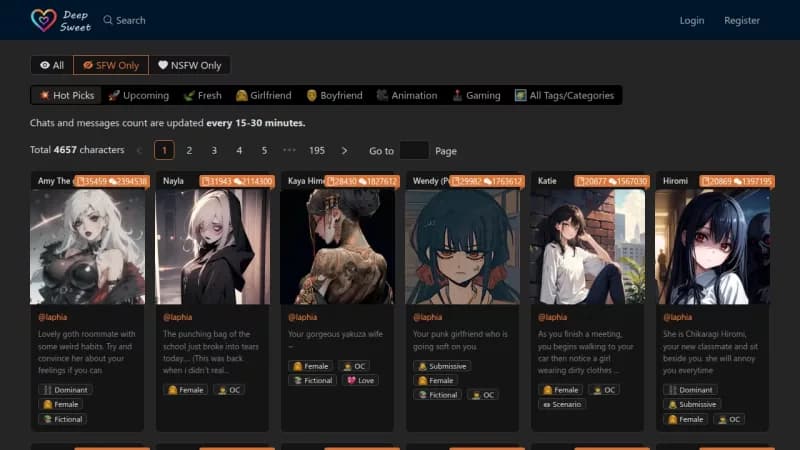 Deepsweet AI screenshot
