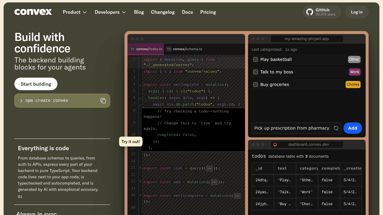 convex website