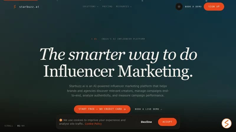 starbuzz.ai website