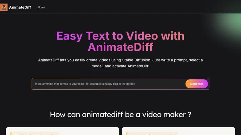 animatediff website