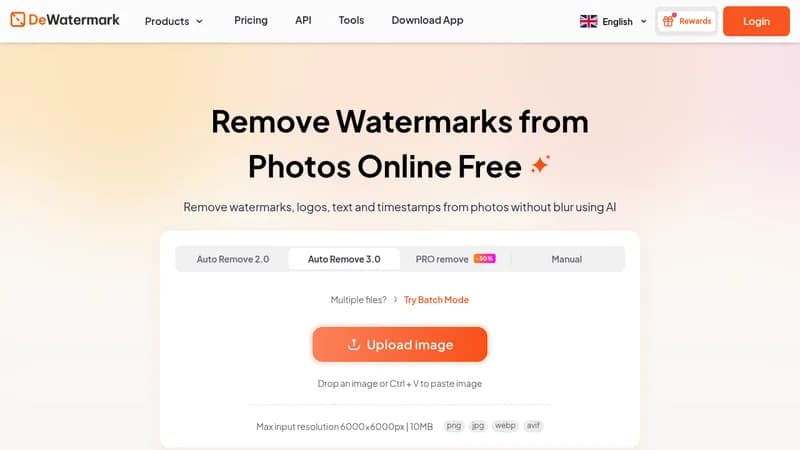 dewatermark website