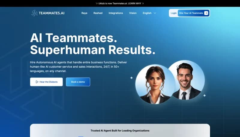 Teammates.ai screenshot