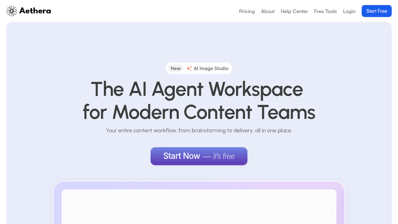 aethera website
