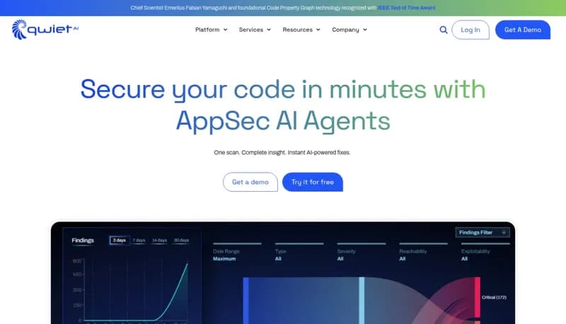 Qwiet AI screenshot