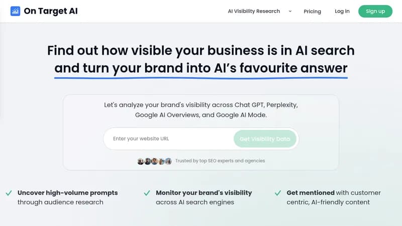 on target ai website