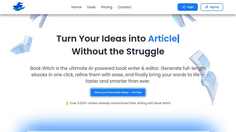 book witch website