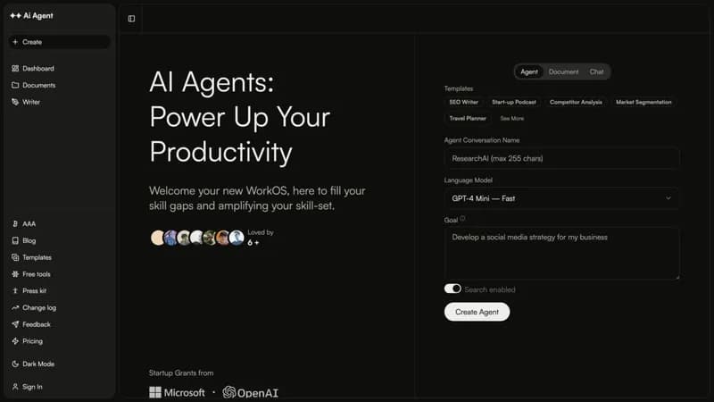 AI Agent screenshot