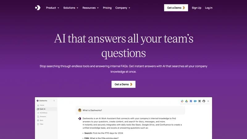Dashworks screenshot