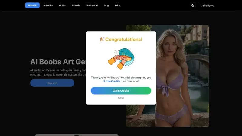 AI Boobs Art Generator screenshot