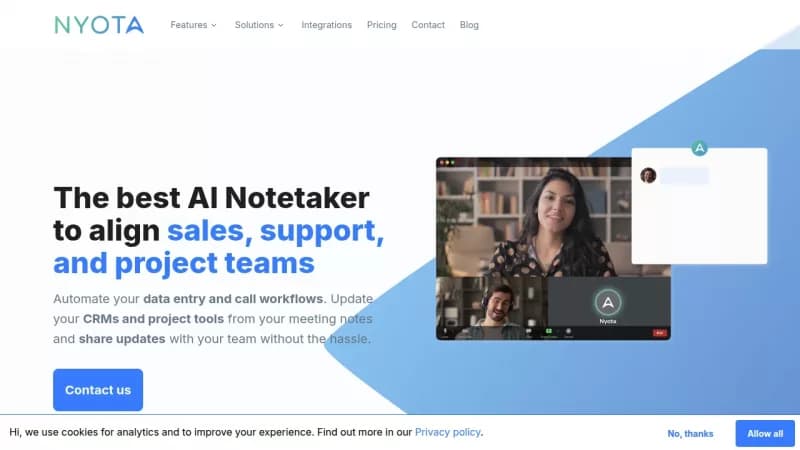 Nyota.ai screenshot