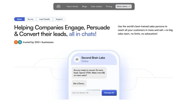 Second Brain Labs screenshot
