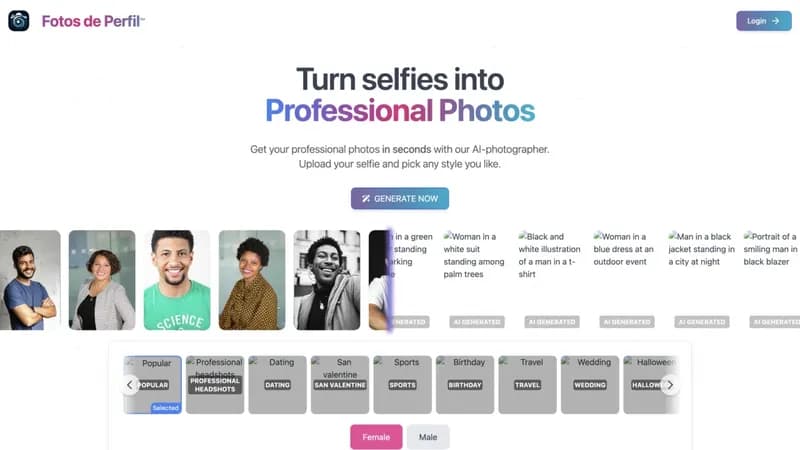 Fotos de Perfil screenshot