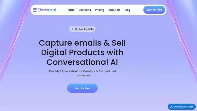 Elevista.ai screenshot
