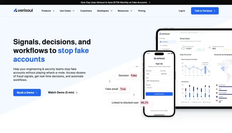 Verisoul screenshot