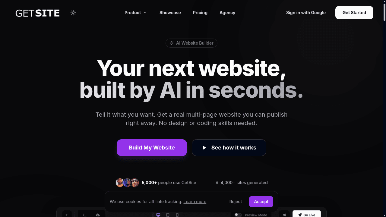 getsite website