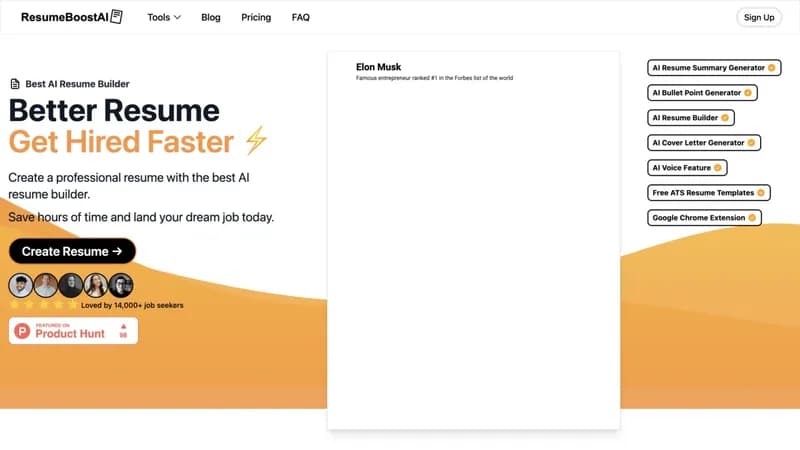 ResumeBoostAI screenshot