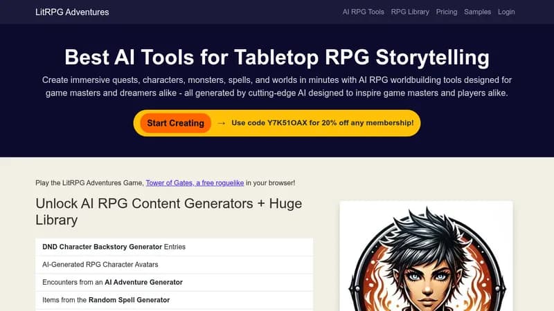 litrpg adventures website