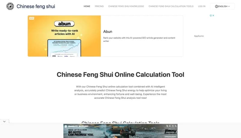 chinesefengshui.net screenshot