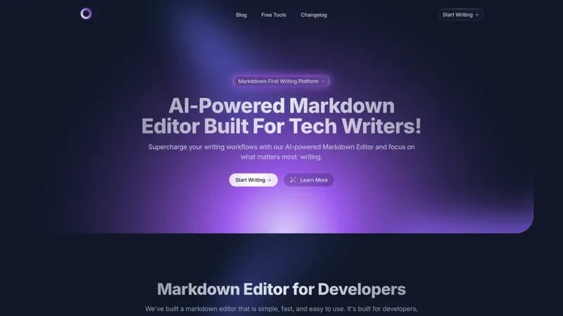 MD Editor screenshot