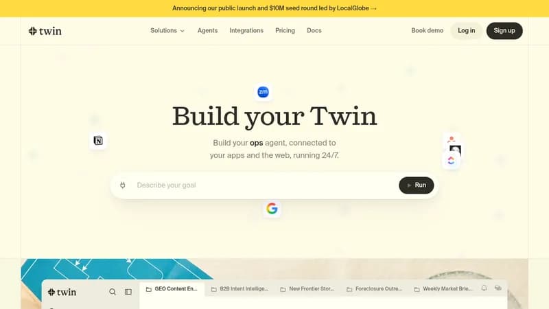 twin website