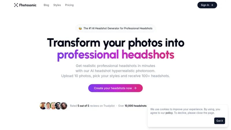 fhotosonic website
