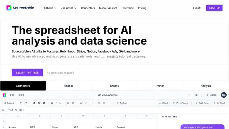 sourcetable website