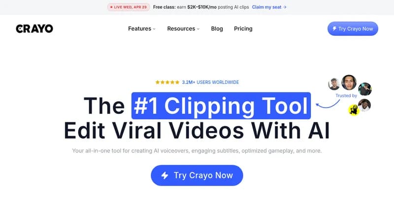 crayo website