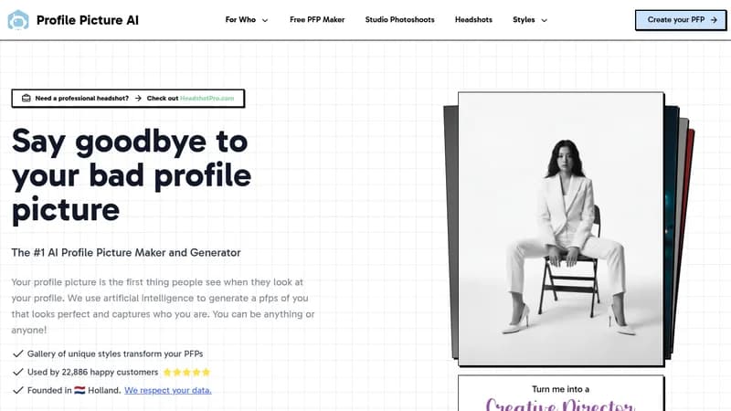 profile picture ai website