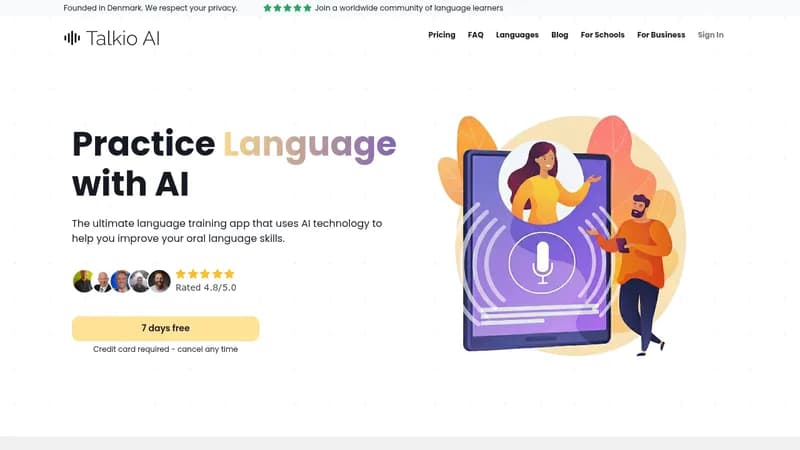 talkio ai website